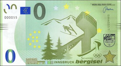 0 Euro bankbiljet Oostenrijk 2018 UNC