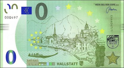 0 Euro bankbiljet Oostenrijk 2018 UNC