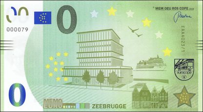 0 Euro bankbiljet Belgie 2018 UNC