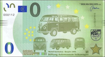 0 Euro bankbiljet Duitsland 2018 UNC