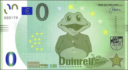0 Euro bankbiljet 2019 UNC Nederland