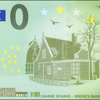0 Euro bankbiljet 2018 UNC Nederland