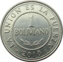 Bolivia 1 Boliviano 2010 UNC