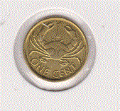 Seychelles 1 Cent 2004 UNC