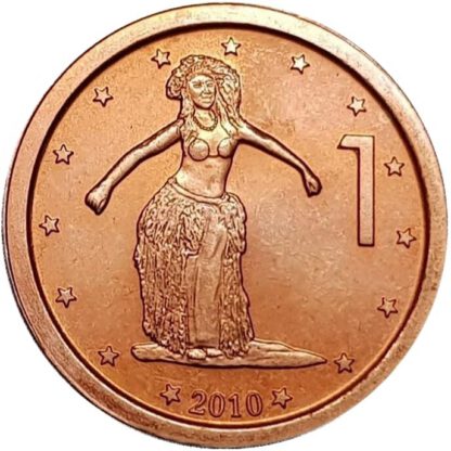 Cook Island 1 Cent 2010 UNC