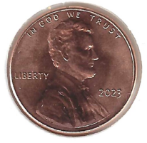 Amerika 1 cent 2023 P UNC