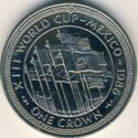 Eiland Man 1 Crown 1986 UNC