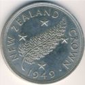 New Zeeland 1 Crown 1949 UNC