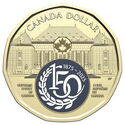 Canada 1 Dollar 2025 UNC gekleurd