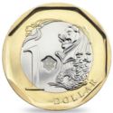 Singapore 1 Dollar 2013 UNC
