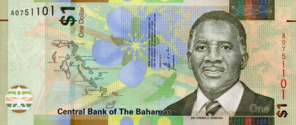 Bahamas 1 Dollar 2017 UNC