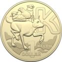 Australië 1 Dollar 2022 UNC