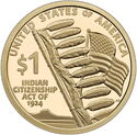 Amerika 1 Dollar 2024 D UNC