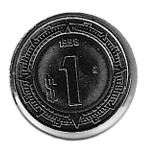 Mexico 1 Peso 1998 UNC