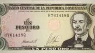 Dominicaanse Republiek 1 Peso Ore 1987 UNC