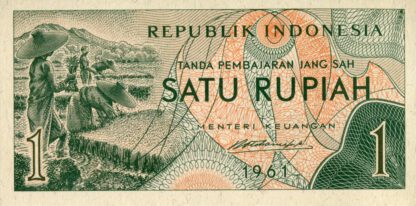 Indonesie 1 Rupee 1961 UNC