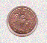 Cyprus 1 Cent 2015 UNC