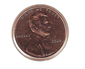 Amerika 1 Cent 2024 P UNC