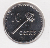 Fiji 10 Cent 1992 UNC