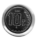 Mexico 10 Centavos 1998 UNC