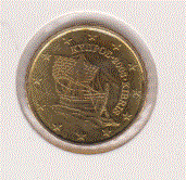 Cyprus 10 Cent 2008 UNC