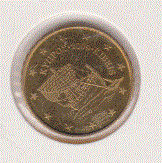 Cyprus 10 Cent 2009 UNC