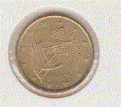 Cyprus 10 Cent 2010 UNC