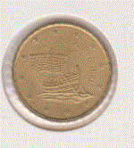 Cyprus 10 Cent 2012 UNC