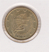 Cyprus 10 Cent 2014 UNC