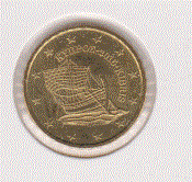 Cyprus 10 Cent 2016 UNC