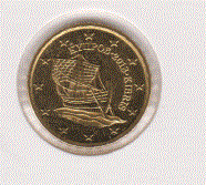 Cyprus 10 Cent 2018 UNC
