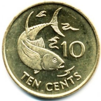 Seychelles 10 Cent 2007 UNC