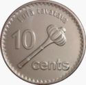 Fiji 10 Cent 2012 UNC