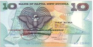 Papua Nieuw Guinea 10 Kina 1997 P 9d