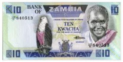 Zambia 10 Kwacha 1988