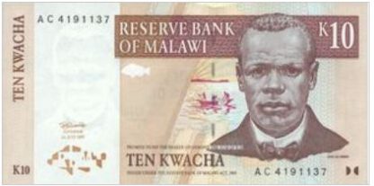 Malawi 10 Kwacha 1997 UNC