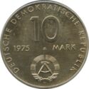 DDR 10 Mark 1974 UNC