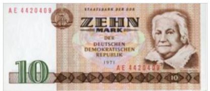Duitse Democratische Republiek 10 Mark 1971 UNC