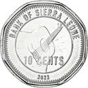 Sierre Leone 10 Cent 2022 UNC
