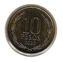 Chili 10 Peso´s 2022 UNC