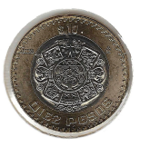 Mexico 10 Peso 2023 UNC