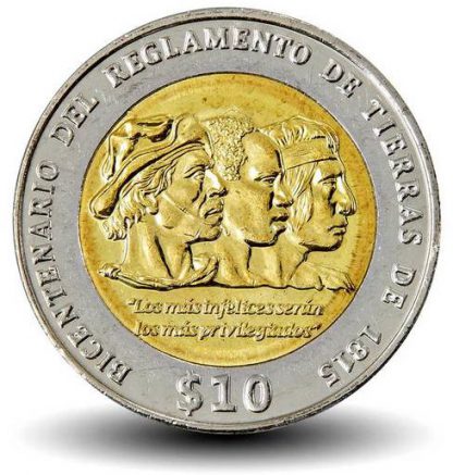 10 Pesos 2015 UNC
