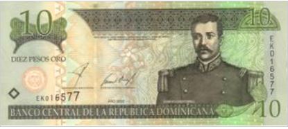 Dominicaanse Rep 10 Pesos 2002 UNC