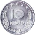 Albanië 10 Qindarka 1964 UNC