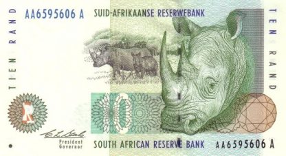 Zuid Afraka 10 Rand 1992/99 UNC