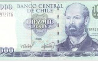 Chili 10000 Pesos 2006 UNC