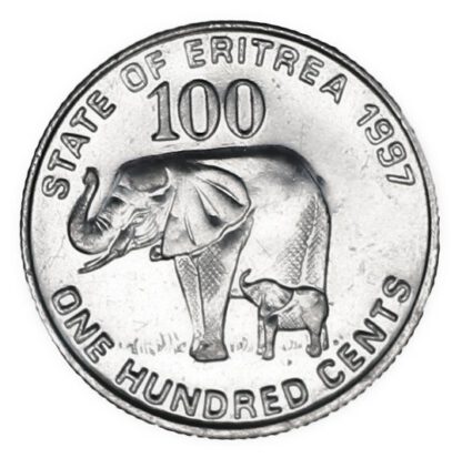 Eritrea 100 Cent 1997 UNC