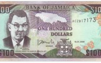 Jamaica 100 Dollar 2006 UNC