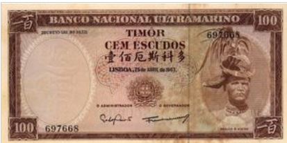 Portugees Timor  100 Escudos 1963 UNC