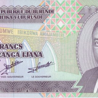 Burundi 100 Frank 2007 UNC